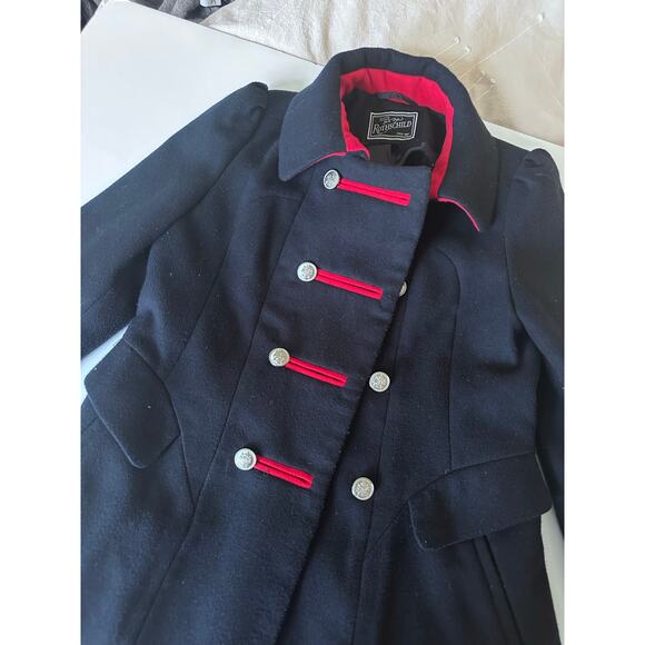 Rothschild Faux Wool Bandmaster Military Dress Coat - Picture 5 of 11